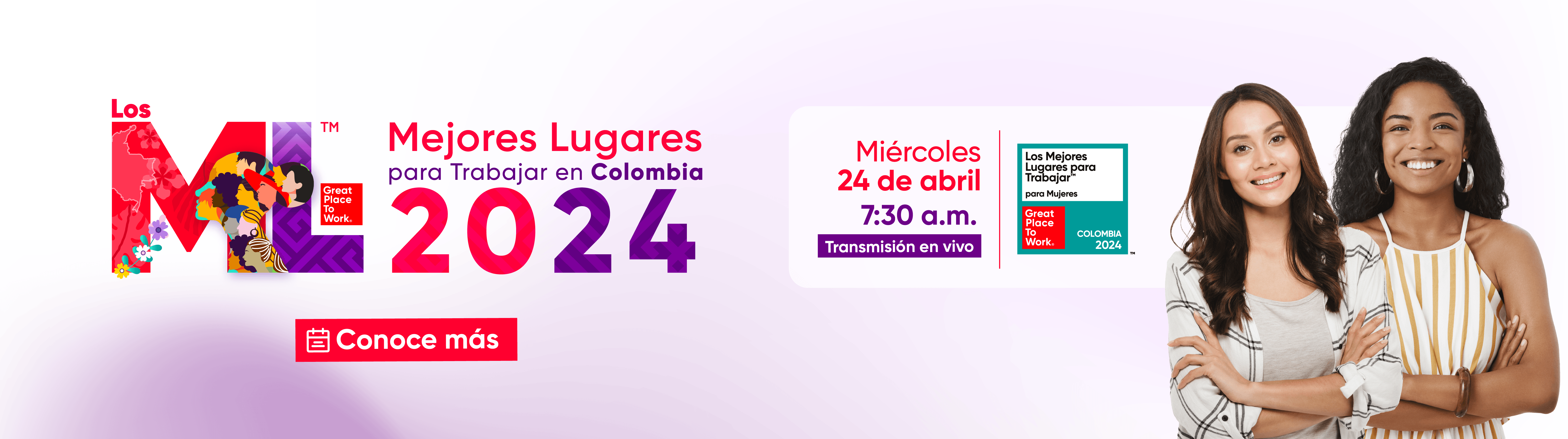 Los Mejores Lugares Para Trabajar en Colombia para las Mujeres 2024 - Great Place to Work